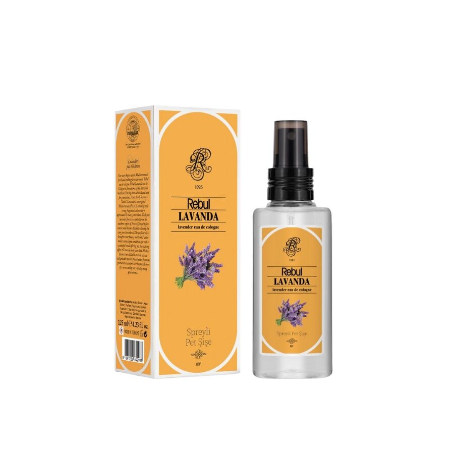 Rebul Lavanda Spreyli Pet Şişe Kolonya 125 ml