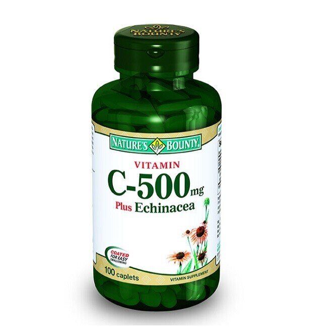 Nature's Bounty Vitamin C 500 mg Plus Echinacea 100 Kaplet