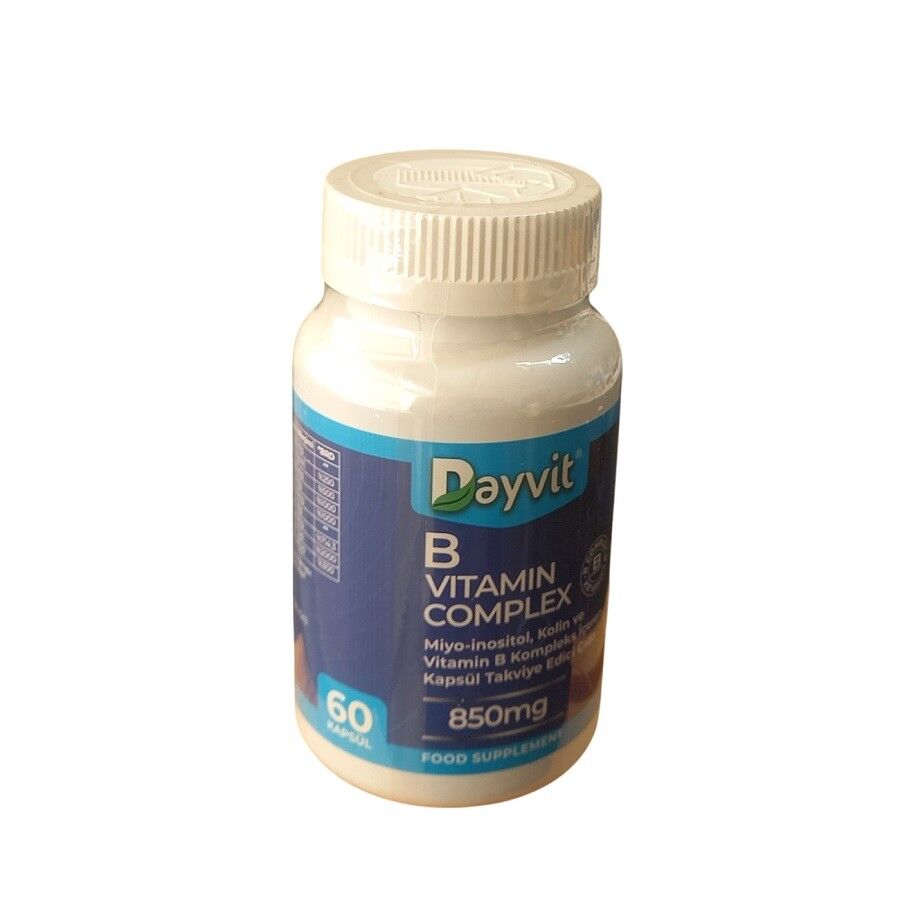 Dayvit Vitamin B Complex 850mg 60 Kapsül