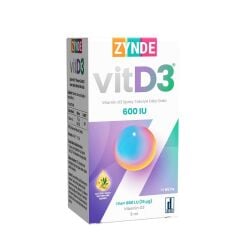 Zynde Vitamin D3 600 IU Sprey 5 ML