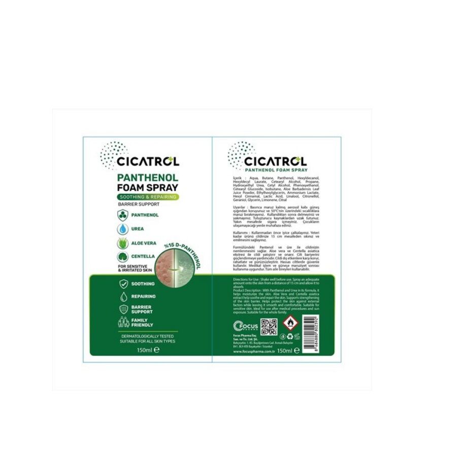 Cicatrol Panthenol Foam Sprey 150 ml