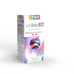 Zynde Vit Methyl B12 Metilkobalamin,Vitamin B6, B9 İçeren Sprey 64fıss