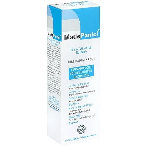 MadePantol Yüz ve Cilt için Su Bazlı Cilt Bakım Kremi