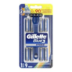 Gillette Blue3 Hybrid Tıraş Makinesi + 9 Yedek Bıçak