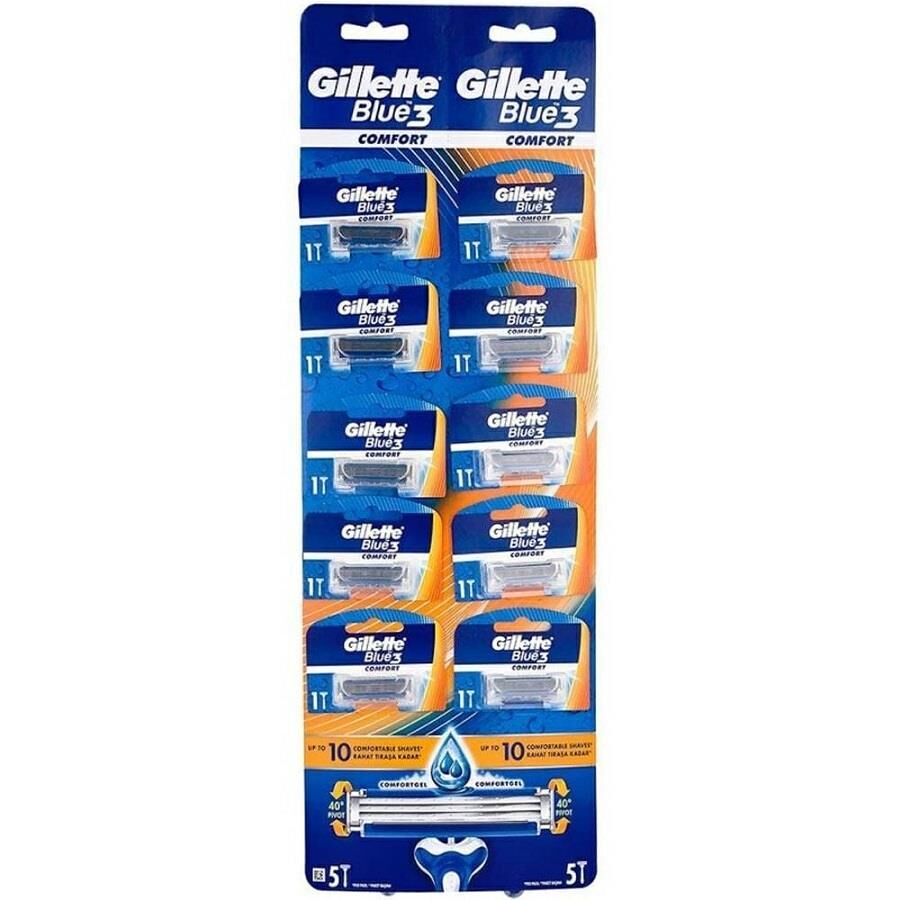 Gillette Blue3 Tıraş Bıçağı 10'lu Kartela