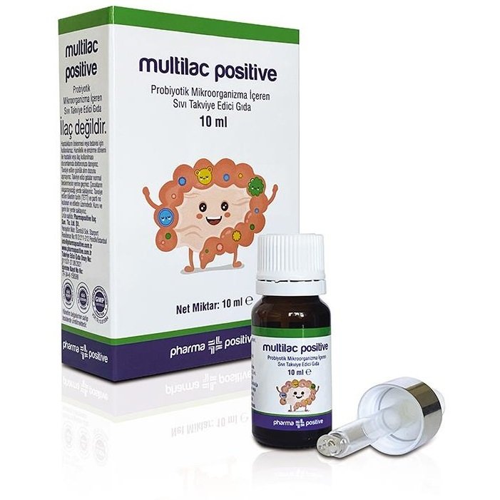 Multilac Positive Probiyotik içeren Damla 10 ml