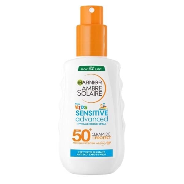 Garnier Ambre Solaire Sensitive Advanced Çocuk Hipoalerjenik Güneş Koruyucu Sprey SPF50+ 150ml