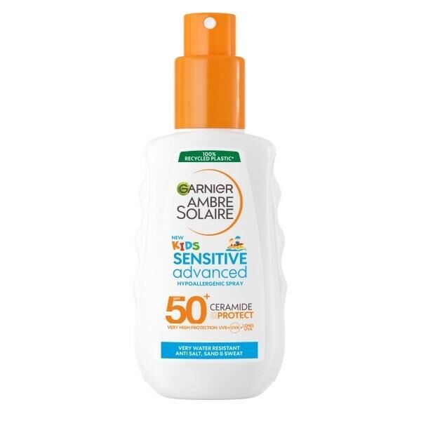 Garnier Ambre Solaire Sensitive Advanced Çocuk Hipoalerjenik Güneş Koruyucu Sprey SPF50+ 150ml
