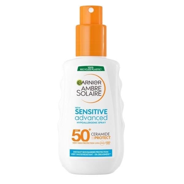 Garnier Ambre Solaire Sensitive Advanced Hipoalerjenik Güneş Koruyucu Sprey SPF50+ 150ml