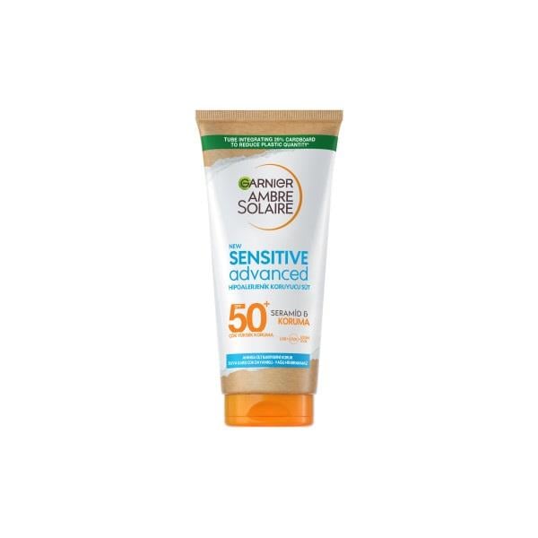 Garnier Ambre Solaire Sensitive Advanced Hipoalerjenik Güneş Koruyucu Süt SPF50+ 175ml