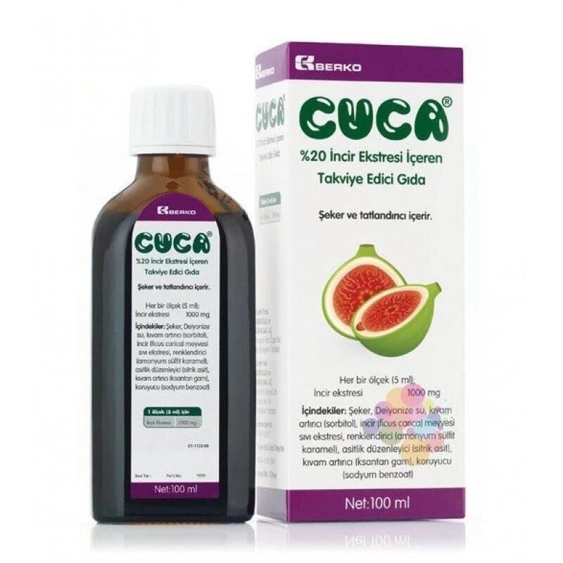 Cuca %20 İncir Ekstresi Sıvı 100 Ml