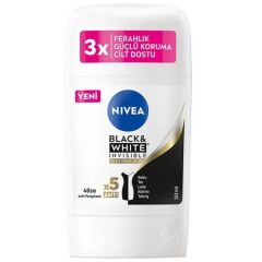 Nivea Kadın Stick Deodorant Black White Invisible İpeksi Pürüzsüzlük 50ml