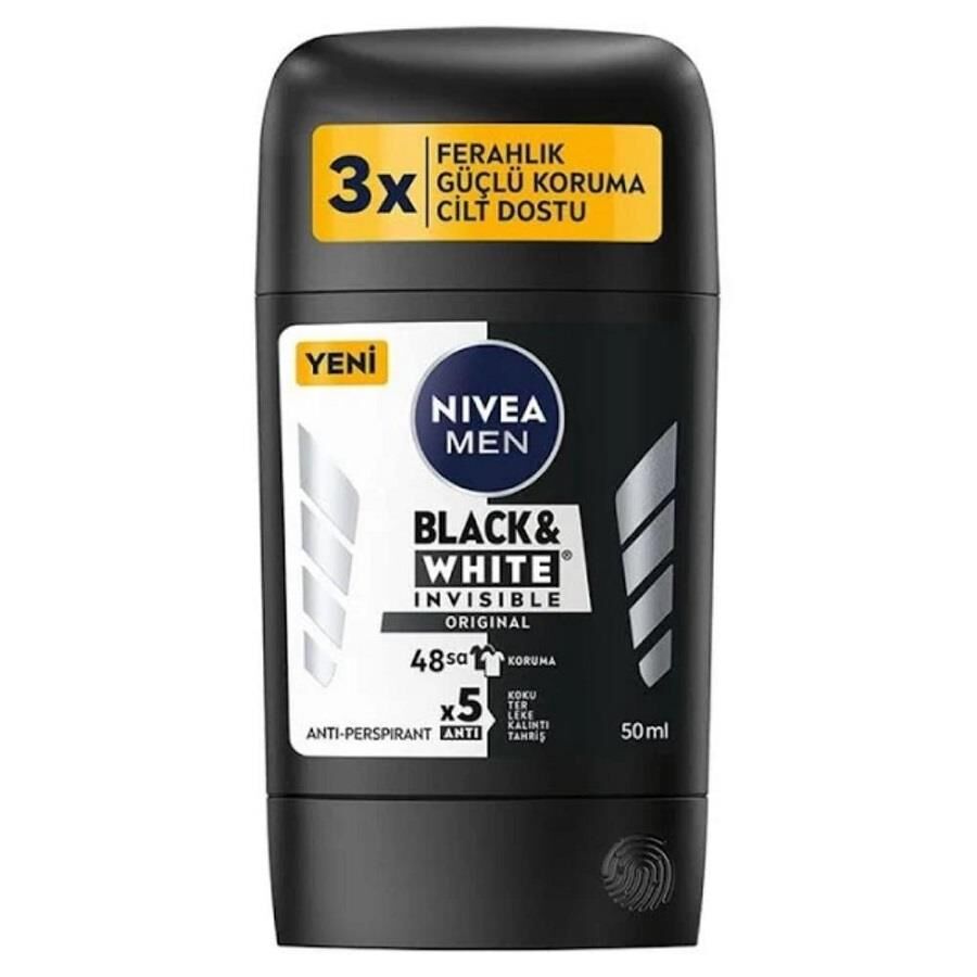 Nivea Men Deo Stick Black White Original 50Ml.