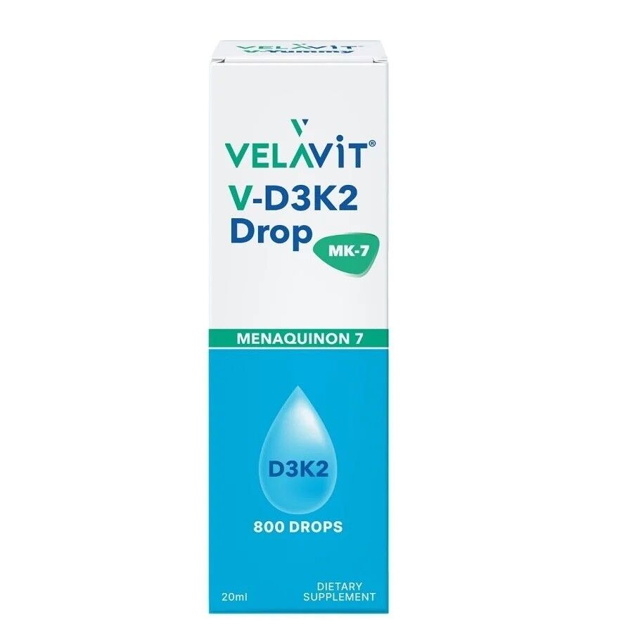 Velavit V-D3K2 Drop - Vitamin D3K2 Damla 20 ml