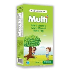 Tabvitamins Multi Multivitamin Mineral Balık Yağı 200ml
