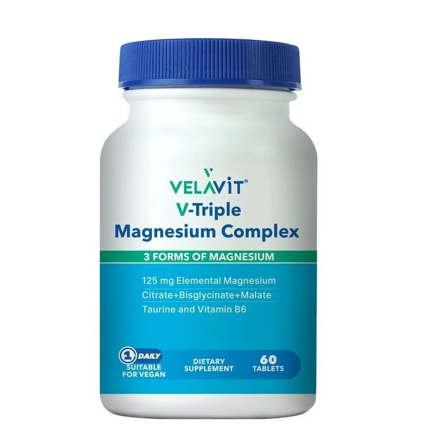 Velavit V Triple Magnesium Complex 60 Kapsül
