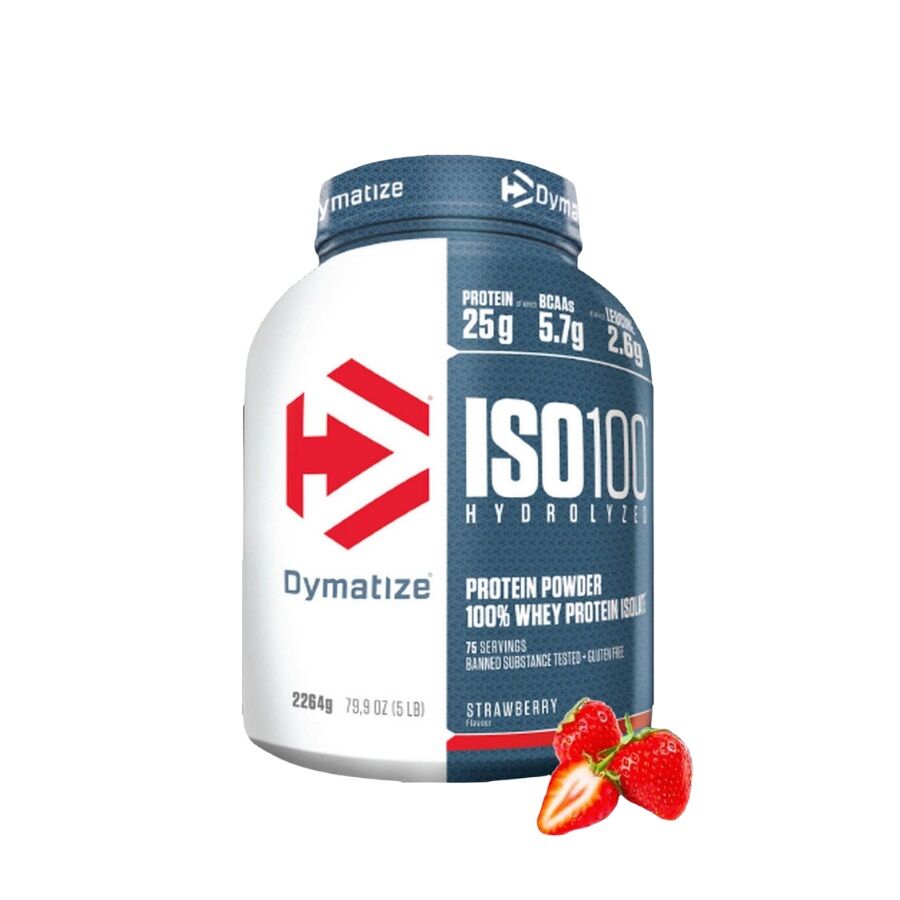 Dymatize ISO 100 Hydrolyzed Whey Protein Tozu 2264 gr Çilek