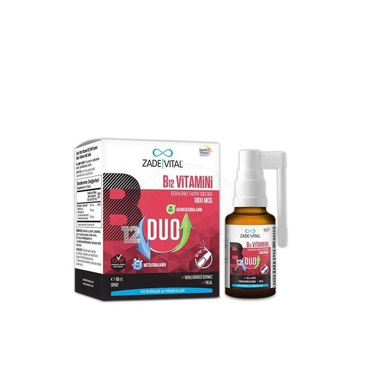 Zade Vital Vitamin B12 Duo Sprey 10ml