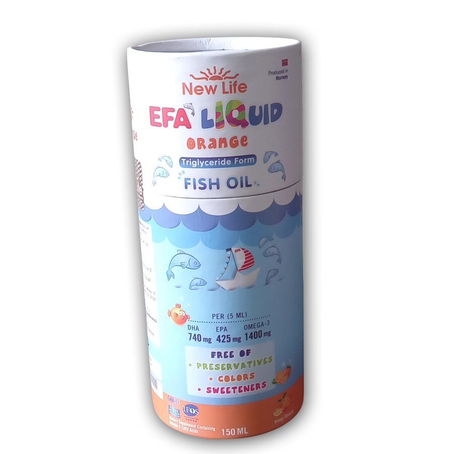 New Life EFA Liquid Orange - Balık Yağı Şurubu 150ml
