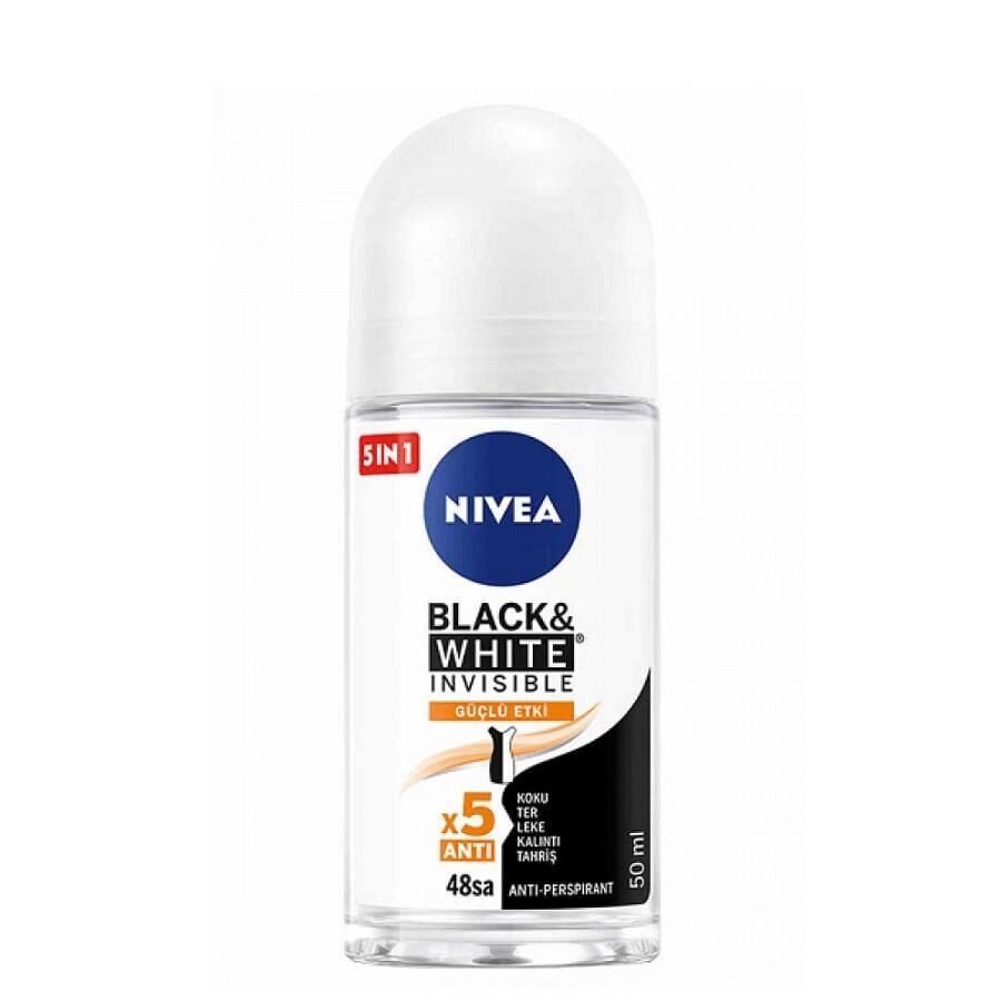 Nivea Kadın Roll On B&W İnvisible Güçlü Etki 50 ml