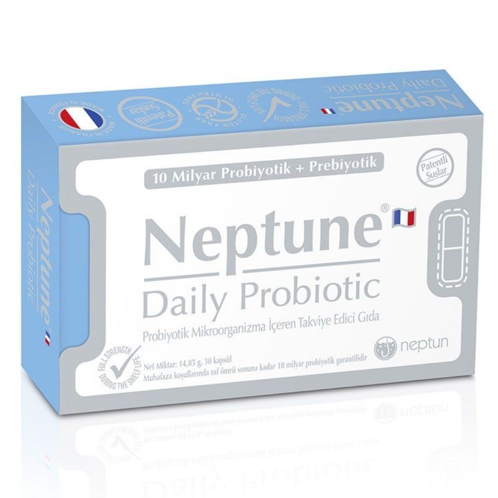 Neptune Daily Probiotic Prebiyotik 30 Kapsül
