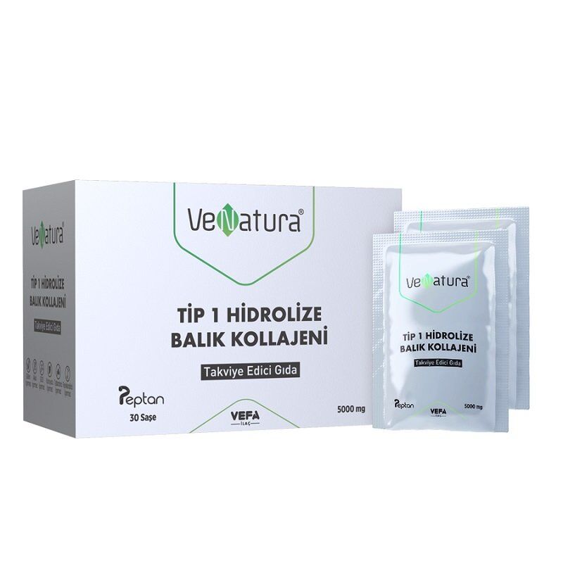 Venatura Tip 1 Hidrolize Balık Kollajeni 30 Saşe