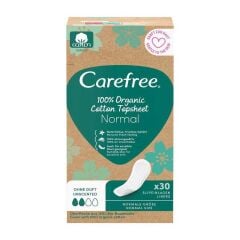 Carefree Organic Cotton Topsheet Normal Günlük 30 Adet