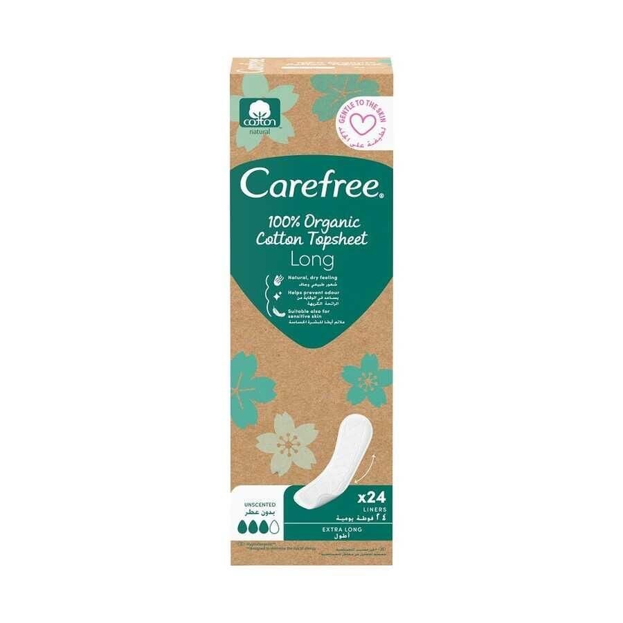 Carefree Organik Günlük Ped Uzun 24 Adet