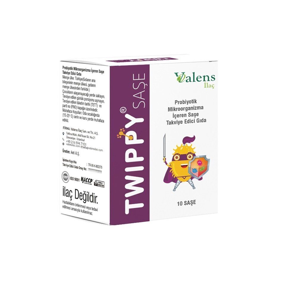 Twippy Saşe 10 lu - Twippy Probiyotik Saşe