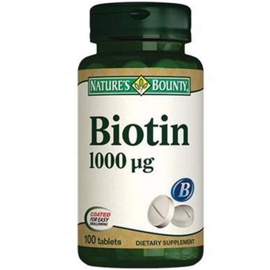 Nature's Bounty Biotin 1000 Mg 100 Tablet