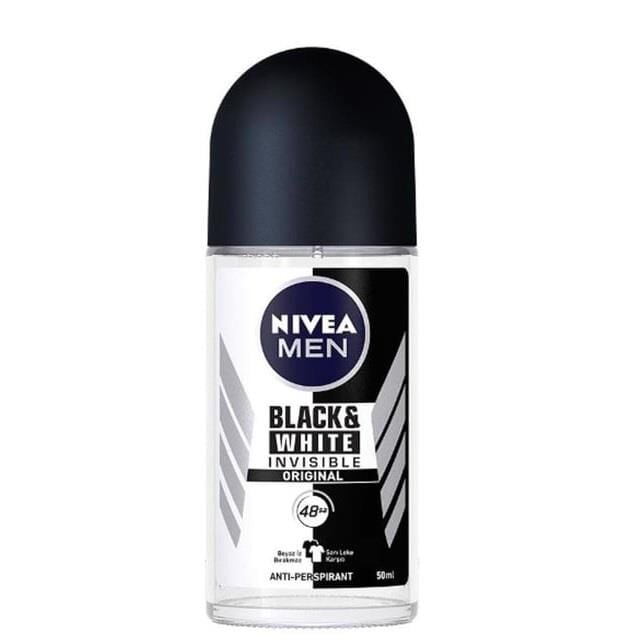 Nivea Men Roll On Invisible Black and White 50 Ml