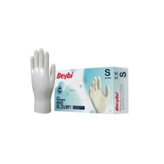Beybi Latex Pudrasız Eko Muayene Eldiveni 100'Lük (S)