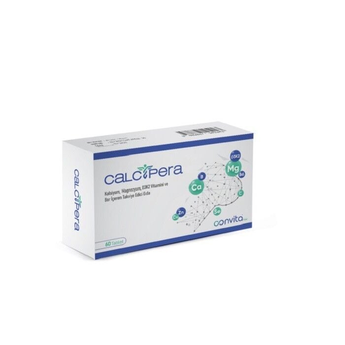 Calcipera Kalsiyum Magnezyum D3K2 60 Tablet