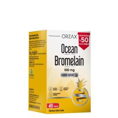Ocean Bromelain 500 MG 2400 GDU/g 45 Kapsül