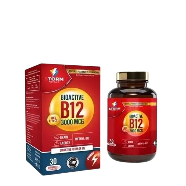 Storm Vitals Max B12 3000Mcg 30 Subliıngual Tablet