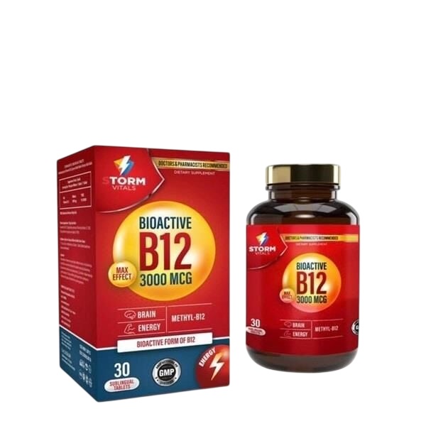 Storm Vitals Max B12 3000Mcg 30 Subliıngual Tablet