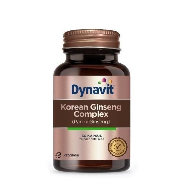 Dynavit Korean Ginseng (Panax Ginseng) 30 Kapsül