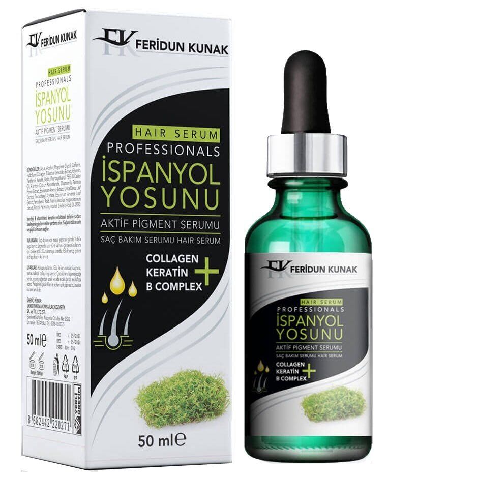Feridun Kunak Hair Serum İspanyol Yosunu Saç Serumu