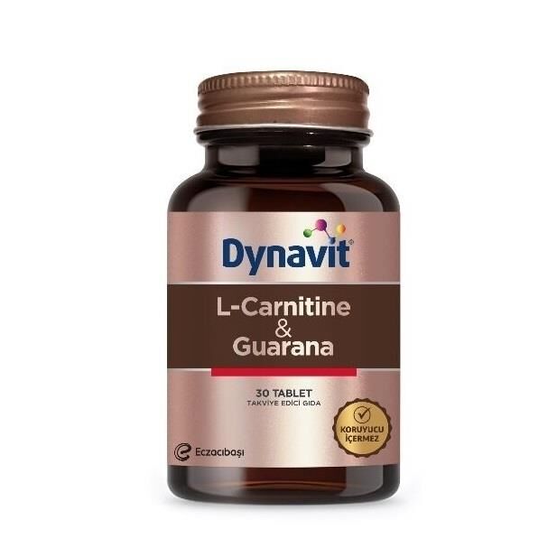 Dynavit L-Carnitine + Guarana 30 Tablet