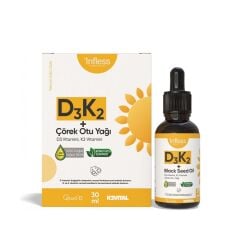 Infless D3 K2 + Çörek Otu Yağı 30 ml