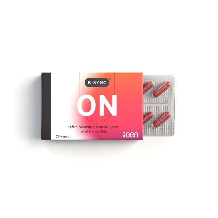 B SYNC On Kafein 20 Kapsül