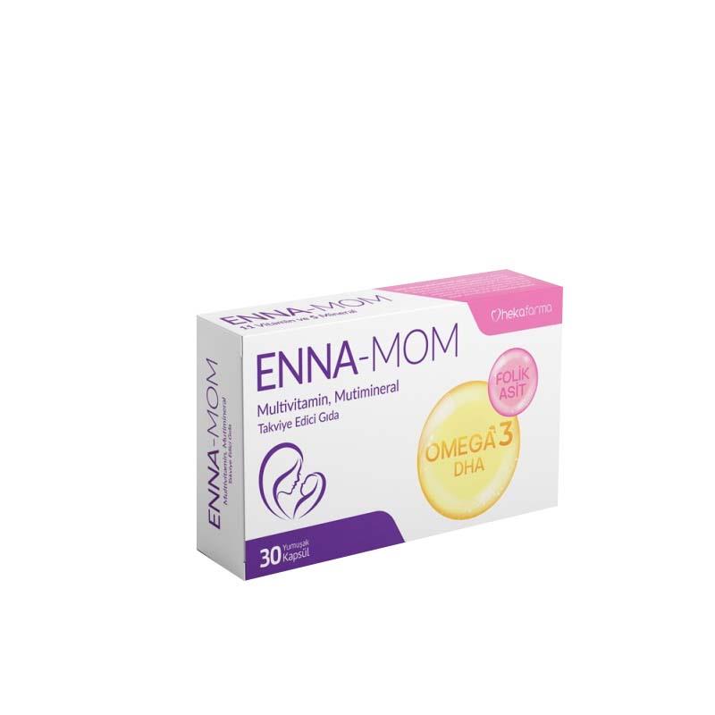 Enna-MOM Omega 3 Multivitamin Mineral 30 Kapsül