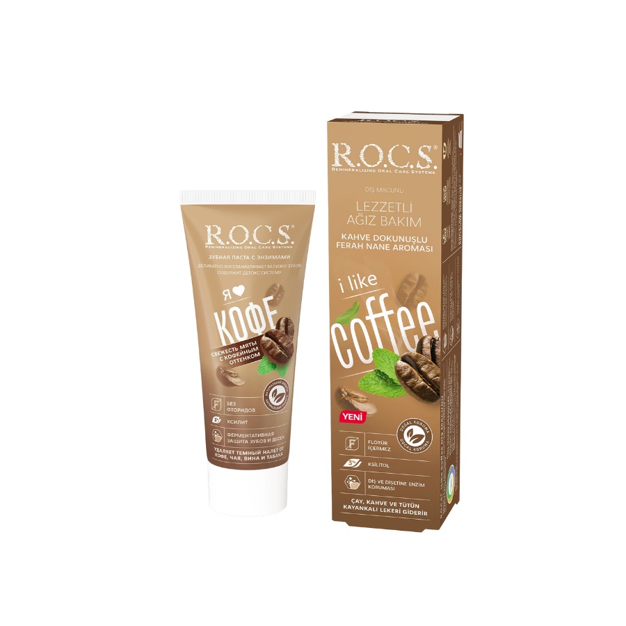 ROCS i Like Coffee Leke Karşıtı Diş Macunu 74gr