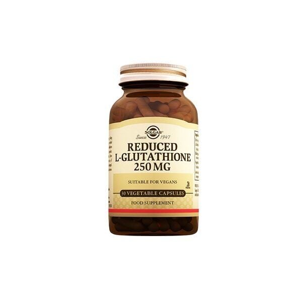 Solgar L-Glutathione 250mg Reduced 30 Kapsül