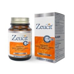 Zeucit 30 Tablet - Astaksantin CoQ10 L-Karnitin L-Arjinin ve Mineral İçerikli