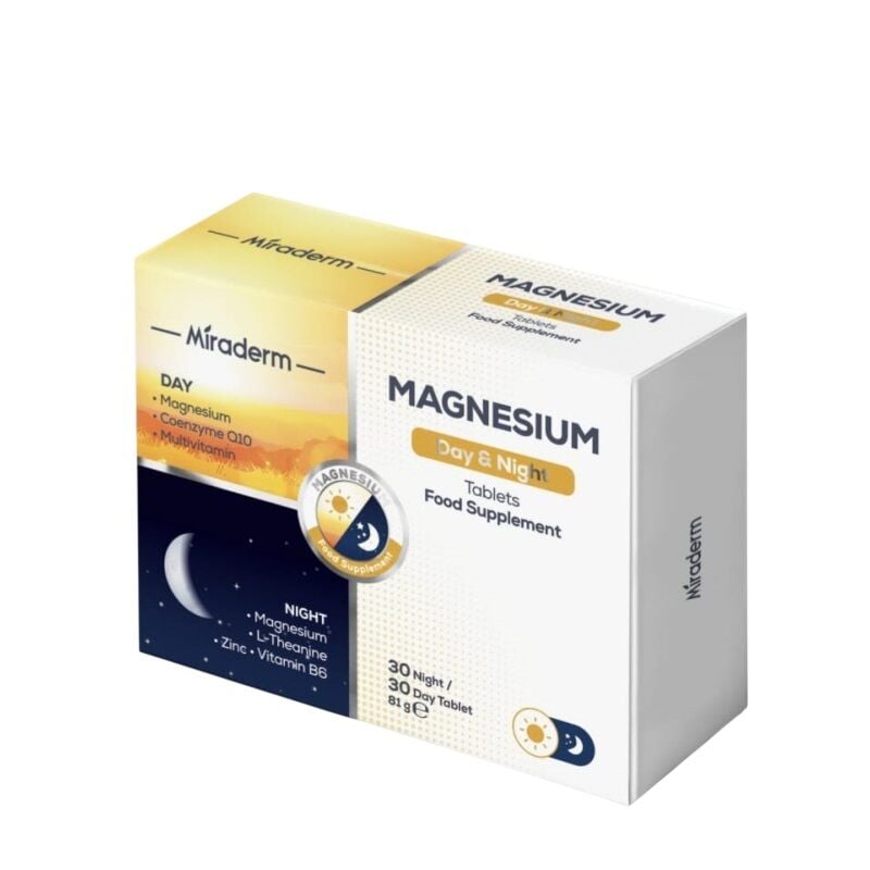Miraderm DAY NIGHT Magnezyum 60 Kapsül