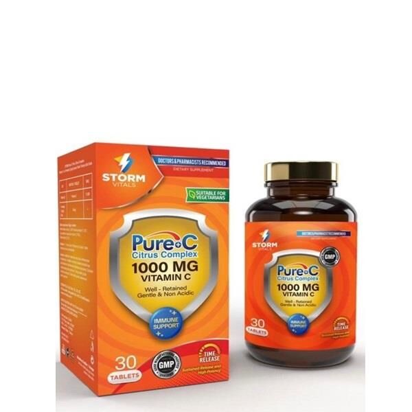 Storm Vitals Pure C Citrus Complex 30 Tablet
