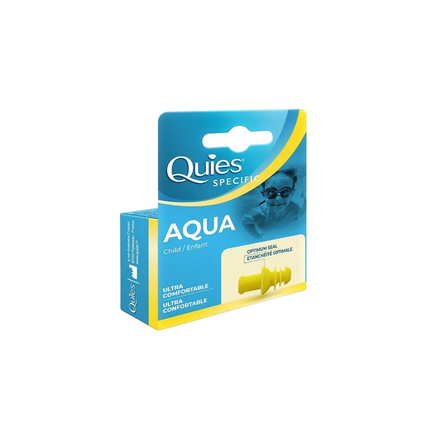 Quies Specific Aqua - Kendinden Şekilli Yüzme Kulak Tıkaçı Çocuk