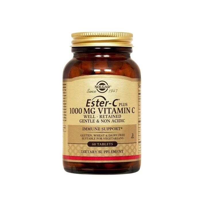 Solgar Ester-C Plus 1000 Mg 60 Tablet