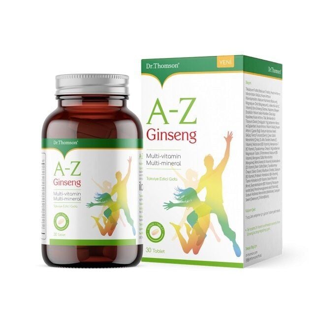 Dr.Thomson A-Z Ginseng Multivitamin + Multimineral 30 Tablet